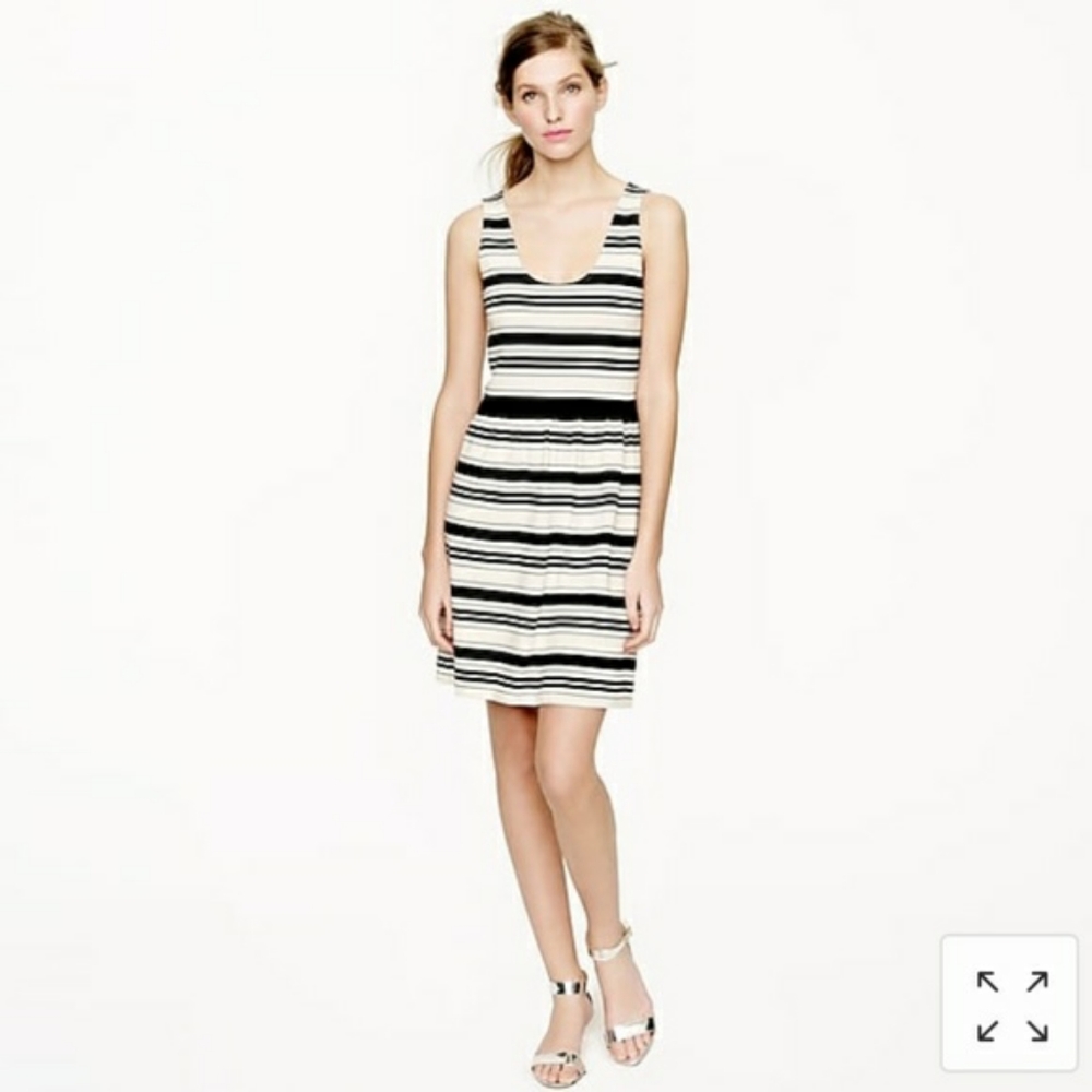 J. Crew Villa Dress in Stripe